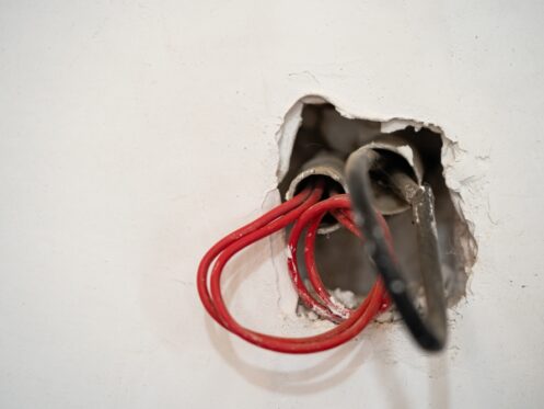 Exposed Electrical Wires
